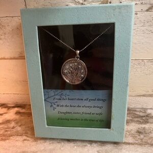Silver Tree of Life Pendant Necklace